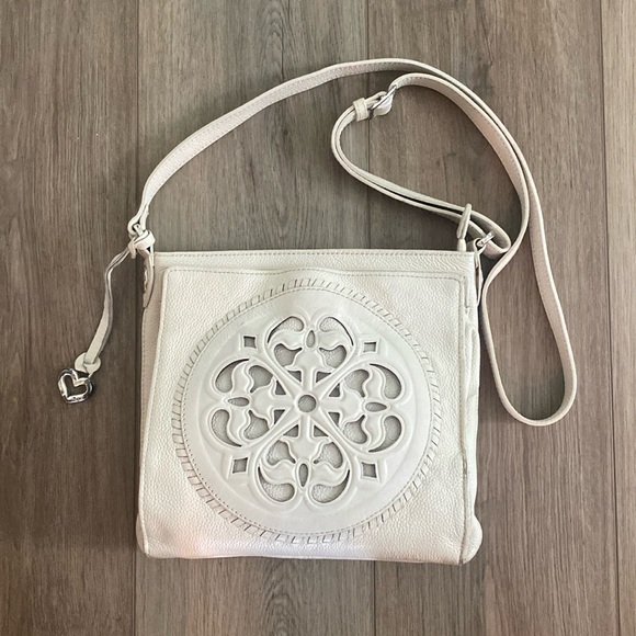 Brighton Handbags - Brighton Ferrara City Organizer Crossbody Purse in White
